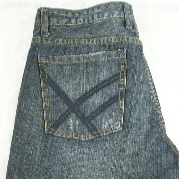 Kenneth Cole Reaction Men Jeans 30/30 Straight Leg - Picture 12 of 12